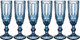 Миниатюра изображения товара Набор бокалов Lenardi 588-443 (6шт, синий)