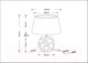 Миниатюра изображения товара Прикроватная лампа Arte Lamp Poppy A4063LT-1CC