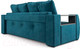 Миниатюра изображения товара Диван Mebel-Ars Еврокнижка Мальтида (бархат сине-зеленый Star Velvet 43 Black Green)