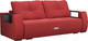 Миниатюра изображения товара Диван Mebel-Ars Еврокнижка Мальтида (кордрой красный)