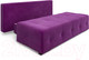 Миниатюра изображения товара Диван Mebel-Ars Еврокнижка Марсель №1 (фиолетовый)