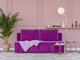 Миниатюра изображения товара Диван Mebel-Ars Еврокнижка Марсель №1 (фиолетовый)