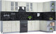 Миниатюра изображения товара Кухонный гарнитур Интерлиния Мила Шато 1.7x3.4 правая (белый/белый/кастилло темный)