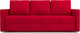 Миниатюра изображения товара Диван Mebel-Ars Еврокнижка Марсель №2 (кордрой красный)