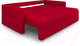 Миниатюра изображения товара Диван Mebel-Ars Еврокнижка Марсель №2 (кордрой красный)
