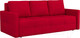 Миниатюра изображения товара Диван Mebel-Ars Еврокнижка Марсель №2 (кордрой красный)