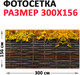 Миниатюра изображения товара Фотофасад Arthata Плетенье / FotoSetka-300-73 (300x156)