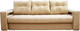 Миниатюра изображения товара Диван Bobrovmebel Влада 8/2дн раскладной накладки + 2 пенала (микровелюр симпл 42 бежевый)