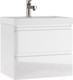 Миниатюра изображения товара Тумба под умывальник Домино Classica 60 Graffo В2 Домино DGr2114T (белый глянец)