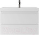 Миниатюра изображения товара Тумба под умывальник Домино Classica 80 Graffo В2 DGr2105T (белый глянец)