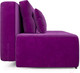 Миниатюра изображения товара Диван Mebel-Ars Еврокнижка Марсель №4 (фиолетовый)
