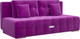 Миниатюра изображения товара Диван Mebel-Ars Еврокнижка Марсель №4 (фиолетовый)