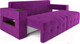 Миниатюра изображения товара Диван Mebel-Ars Еврокнижка Венеция (фиолетовый)