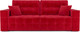 Миниатюра изображения товара Диван Mebel-Ars Еврокнижка Венеция (кордрой красный)