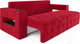 Миниатюра изображения товара Диван Mebel-Ars Еврокнижка Венеция (кордрой красный)