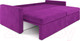 Миниатюра изображения товара Диван Mebel-Ars Еврокнижка Поло (фиолетовый)