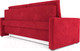 Миниатюра изображения товара Диван Mebel-Ars Еврокнижка Поло (кордрой красный)