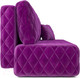 Миниатюра изображения товара Диван Mebel-Ars Еврокнижка Роял (фиолетовый)