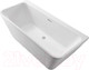 Миниатюра изображения товара Ванна акриловая Aquatek Элегия 170x75 AQ-113775Wt (с ножками и сливом)