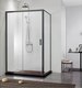Миниатюра изображения товара Душевая дверь Aquatek 100x200 / AQ ARI RA 10020BL (черный/прозрачное стекло)