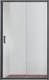 Миниатюра изображения товара Душевая дверь Aquatek 100x200 / AQ ARI RA 10020BL (черный/прозрачное стекло)