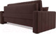 Миниатюра изображения товара Диван Mebel-Ars Еврокнижка Лондон (велюр шоколад HB-178 16)