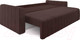 Миниатюра изображения товара Диван Mebel-Ars Еврокнижка Лондон (велюр шоколад HB-178 16)