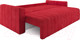 Миниатюра изображения товара Диван Mebel-Ars Еврокнижка Лондон (кордрой красный)