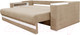 Миниатюра изображения товара Диван Bobrovmebel Влада 8/2тнц раскладной ТНЦ + 2 пенала (микровелюр симпл 42 бежевый)