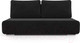 Миниатюра изображения товара Диван Mebel-Ars Еврокнижка Марк (велюр черный НВ-178 17)