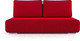 Миниатюра изображения товара Диван Mebel-Ars Еврокнижка Марк (кордрой красный/черный HB 178-17)