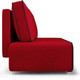 Миниатюра изображения товара Диван Mebel-Ars Еврокнижка Марк (кордрой красный/черный HB 178-17)