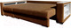 Миниатюра изображения товара Диван угловой Bobrovmebel Влада 8/2дн левый накладки + полка и пенал (микровелюр симпл 45 коричневый)