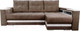 Миниатюра изображения товара Диван угловой Bobrovmebel Влада 8/2тнц правый ТНЦ + полка и пенал (микровелюр симпл 45 коричневый)
