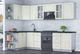 Миниатюра изображения товара Кухонный гарнитур Интерлиния Мила Шато 1.5x2.9 левая (белый/белый/кастилло темный)