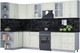 Миниатюра изображения товара Кухонный гарнитур Интерлиния Мила Шато 1.5x3.2 левая (белый/белый/кастилло темный)