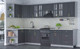 Миниатюра изображения товара Кухонный гарнитур Интерлиния Мила Шато 1.5x3.3 левая (пепел/пепел/опал светлый)