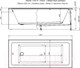 Миниатюра изображения товара Ванна акриловая Aquanet Grace 170x75