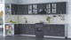 Миниатюра изображения товара Кухонный гарнитур Интерлиния Мила Шато 1.5x3.8 левая (пепел/пепел/опал светлый)