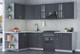 Миниатюра изображения товара Кухонный гарнитур Интерлиния Мила Шато 1.7x2.7 левая (пепел/пепел/опал светлый)