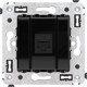Миниатюра изображения товара Розетка DKC Avanti RJ-45 / 4402663 (черный квадрат)