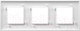 Миниатюра изображения товара Рамка для выключателей и розеток DKC Avanti / 4400906 (белое облако)