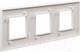 Миниатюра изображения товара Рамка для выключателей и розеток DKC Avanti / 4400906 (белое облако)
