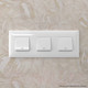 Миниатюра изображения товара Рамка для выключателей и розеток DKC Avanti / 4400906 (белое облако)