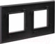 Миниатюра изображения товара Рамка для выключателей и розеток DKC Avanti / 4412904 (черный матовый)