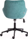 Миниатюра изображения товара Кресло офисное Tetchair Dublin велюр Clermon (бирюзовый 140)