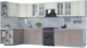 Миниатюра изображения товара Кухонный гарнитур Интерлиния Мила Шато 1.7x3.7 левая (белый/луна/серый каспий)