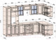 Миниатюра изображения товара Кухонный гарнитур Интерлиния Мила Шато 1.68x3.2 ВТ правая (белый/белый/кастилло темный)