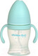 Миниатюра изображения товара Бутылочка для кормления Pituso Антиколики. Широкое горло с ручками / 99000 (160мл, голубой)