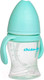 Миниатюра изображения товара Бутылочка для кормления Pituso Антиколики. Широкое горло с ручками / 99000 (160мл, голубой)
